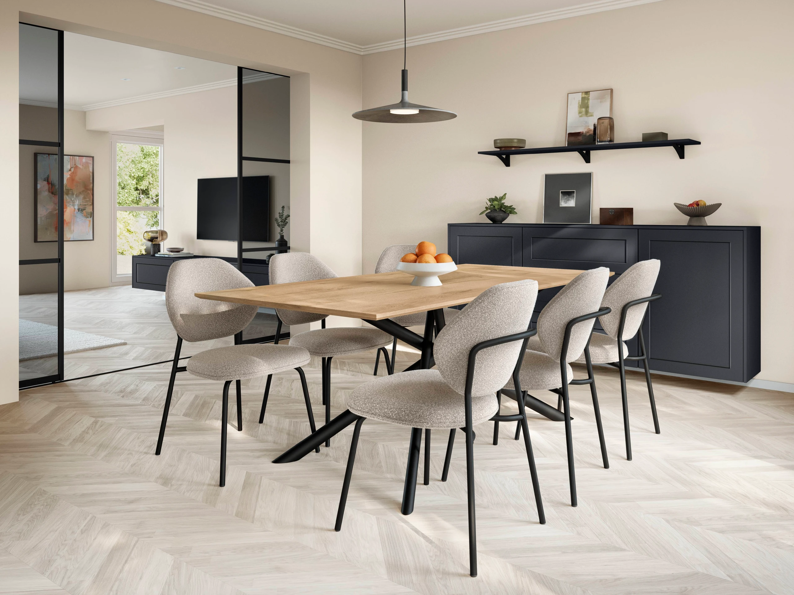 Attitude kitchen in modern configuration